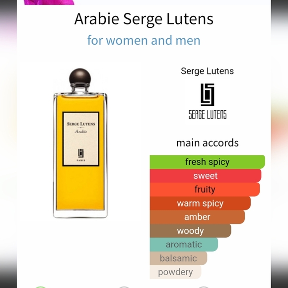 "Arabie" by Serge Lutens Fragrance - Picture 6 of 7